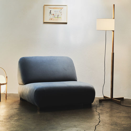 Chauffeuse contemporaine - CADAQUÉS - Santa & Cole - en tissu / modulable / couleur personnalisable