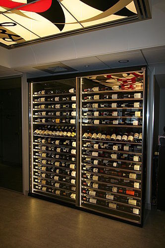 Cave à vin professionnelle - SAINT GEORGES - COFRAVIN - encastrable / en inox / sur mesure