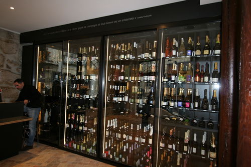 Cave à vin professionnelle - CHAMPAGNE - COFRAVIN - encastrable / en inox / sur mesure