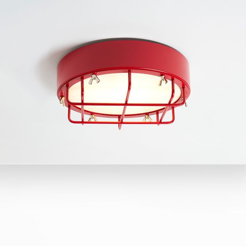 Plafonnier contemporain - CANTIERE - ZAVA SRL - rond / en fer / en Plexiglas®