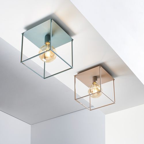 Plafonnier classique - BOX - ZAVA SRL - carré / en métal / à LED