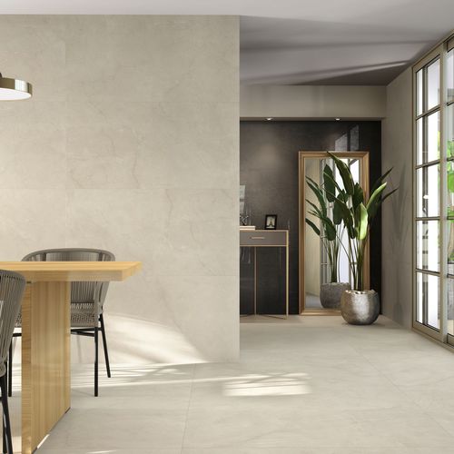 Carrelage en grès cérame - CREAM CHAMBER  - BALDOCER - poli / mat / d'intérieur