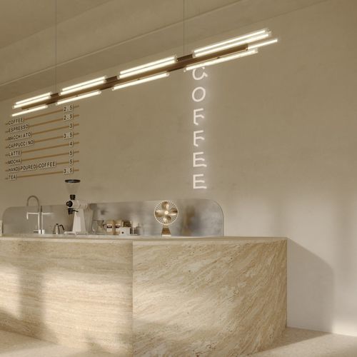 Suspension - Iso - JSPR - en aluminium anodisé / en verre / contemporaine