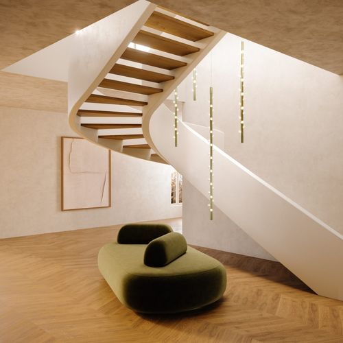 Suspension - Lucy - JSPR - en aluminium anodisé / contemporaine / d'intérieur