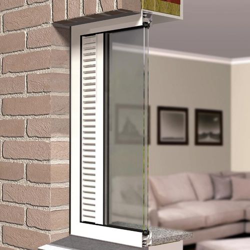 Aérateur de fenêtre à coupure thermique - THL100 V - RENSON - de ventilation