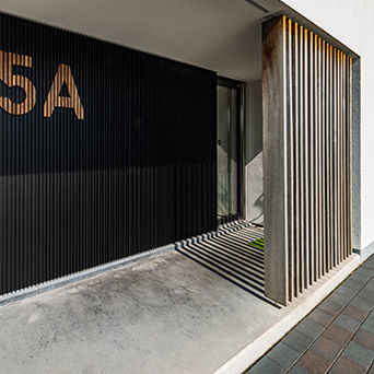 Bardage en lames - LINARTE - RENSON - en profilé aluminium / vertical / recyclable