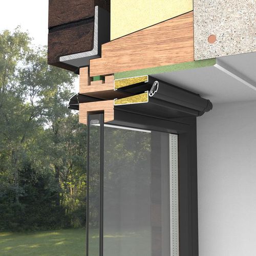 Aérateur de fenêtre acoustique - PYRACOUST 2500 + 1 MODULE  - RENSON - autoréglable / imperméable