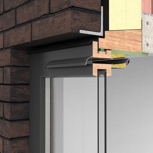 Aérateur de fenêtre acoustique - PYRACOUST 5000 + 1 MODULE - RENSON - autoréglable / imperméable