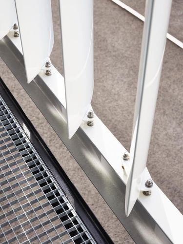 Brise-soleil en aluminium - ICARUS® - RENSON - pour façade / vertical / à lames