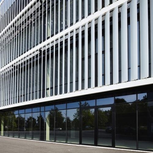 Brise-soleil en aluminium - ICARUS ICA.150  - RENSON - pour façade / vertical / orientable