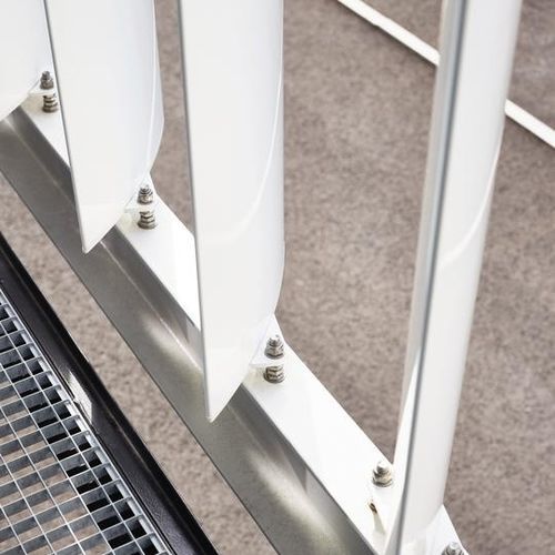 Brise-soleil en aluminium - ICARUS ICA.300  - RENSON - pour façade / vertical / orientable