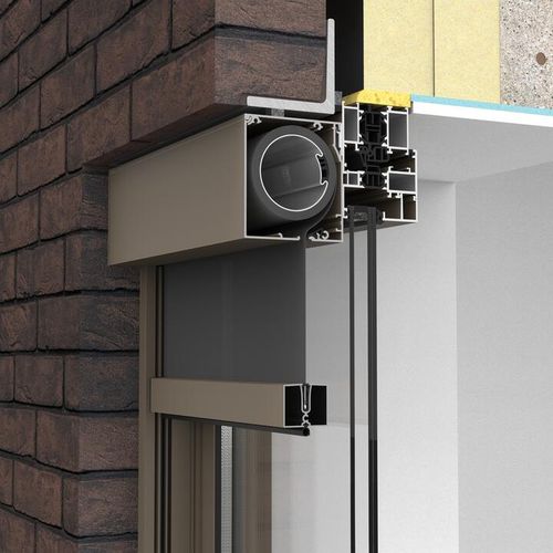 Store enrouleur - FIXSCREEN® MINIMAL M1 - RENSON - pour fenêtre / pour véranda / en tissu