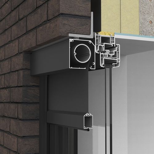 Aérateur de fenêtre résistant au vent - FIXSCREEN® GO IM 1  - RENSON - autoréglable