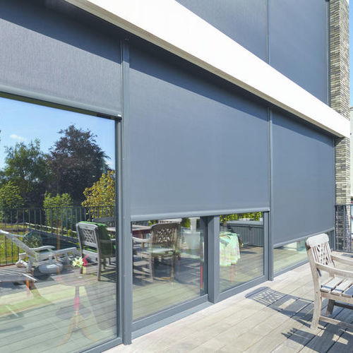 Store enrouleur - FIXSCREEN®  - RENSON - pour véranda / pour terrasse / en tissu