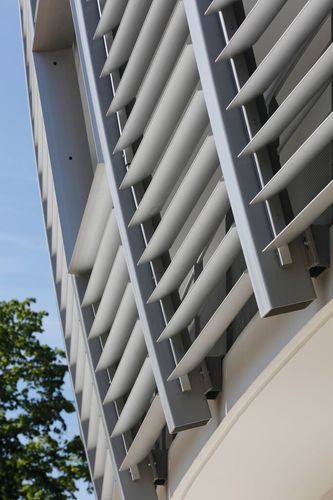 Brise-soleil aluminium - Icarus Mobile ICA.100 - RENSON - pour abri / pour fenêtre / vertical