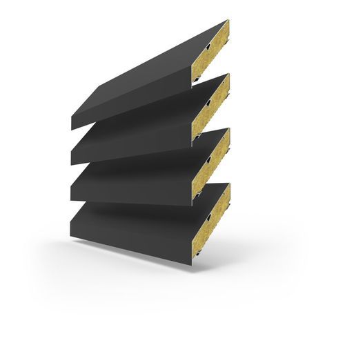 Bardage en plaques - LINIUS® L.170ACS - RENSON - d'aluminium / en enduit / perforé