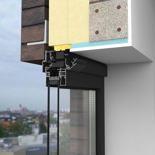 Aérateur de fenêtre acoustique - INVISIVENT COMFORT - RENSON - autoréglable / antieffraction / à coupure thermique