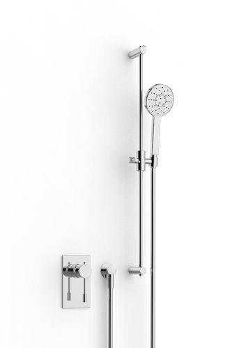 Set de douche mural - 6901 ADI-120 - ZAZZERI - contemporain / avec douche à main