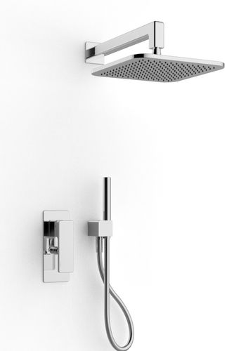 Set de douche mural - 5700 DDI-090 - ZAZZERI - contemporain / avec douche à main / avec pommeau fixe