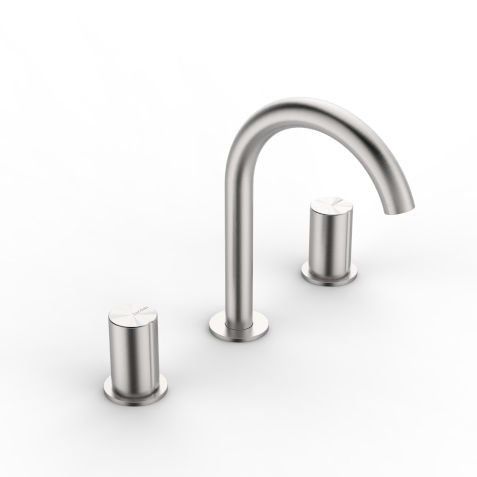 Mélangeur de vasque - 3301 BLX-010 - ZAZZERI - à poser / en inox / de salle de bain