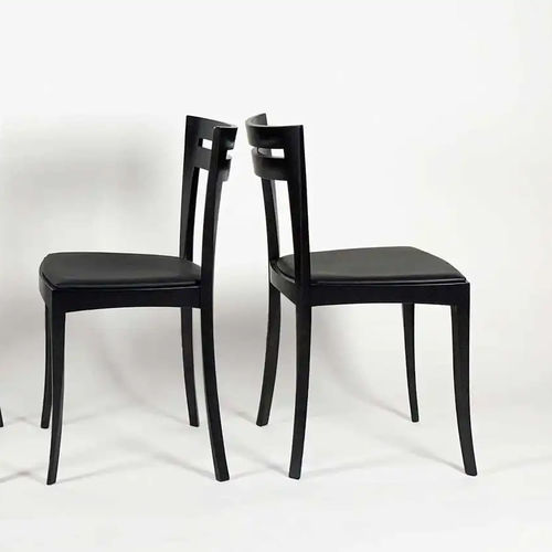 Chaise classique - BRISA 525 - Bernini Gallery - d'intérieur / en cuir / avec piètement en noyer