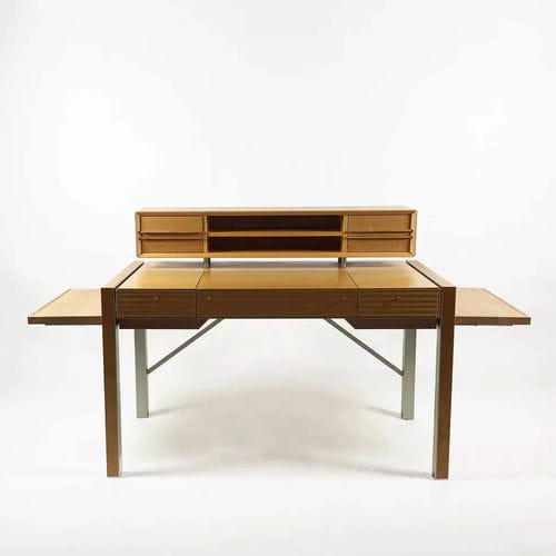 Meuble secrétaire contemporain - TRACKS - Bernini Gallery - en bois / avec rangement intégré / avec tiroirs