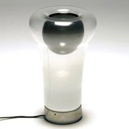 Lampe de table - SAFFO - Bernini Gallery - en métal chromé / en verre de Murano / contemporaine