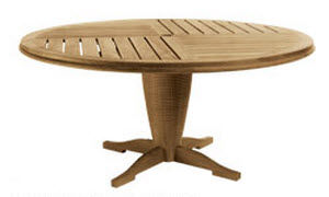 Table contemporaine - GAUGUIN - SUTHERLAND - en teck / ronde / de jardin