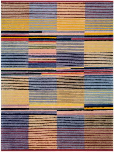 Tapis contemporain - 662 - Christopher Farr - à rayures / en laine / rectangulaire