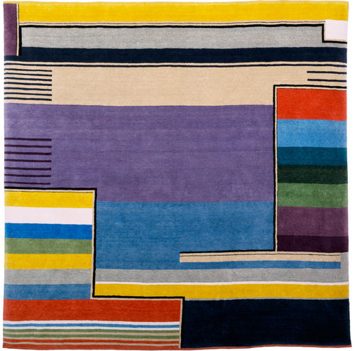Tapis contemporain - 675 - Christopher Farr - à rayures / en laine / rectangulaire