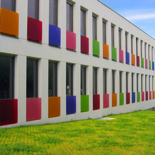 Garde-corps en verre - Polimer Tecnic - en polycarbonate / en acrylique / à panneaux en verre