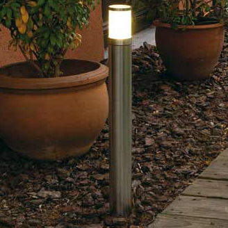 Borne d'éclairage de jardin - MANIX FL - BEL-LIGHTING / TERZO-LIGHT - contemporaine / en acier inoxydable / à LED