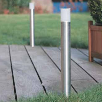Borne d'éclairage de jardin - CUBIX FL - BEL-LIGHTING / TERZO-LIGHT - contemporaine / en acier inoxydable / à LED