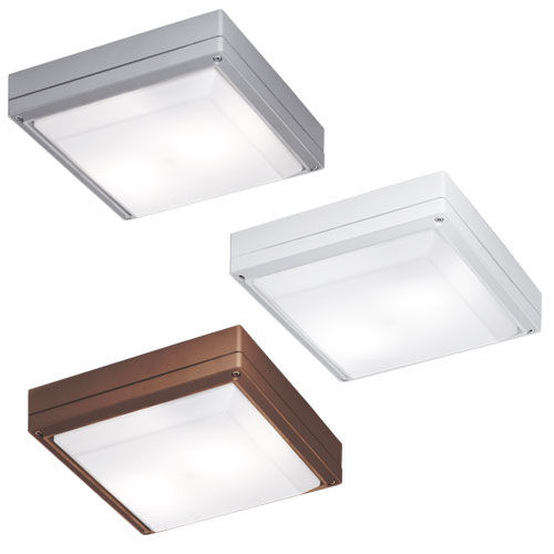 Plafonnier contemporain - LEROS-K - BEL-LIGHTING / TERZO-LIGHT - carré / en aluminium / en polycarbonate