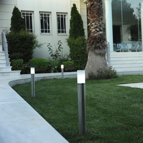 Borne d'éclairage de jardin - SERKO FL - BEL-LIGHTING / TERZO-LIGHT - contemporaine / en aluminium / en verre