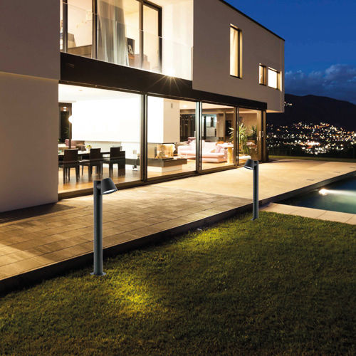 Borne d'éclairage de jardin - MARC - BEL-LIGHTING / TERZO-LIGHT - contemporaine / en aluminium / en verre