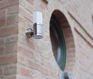 Applique murale contemporaine - CUBIX D - BEL-LIGHTING / TERZO-LIGHT - d'extérieur / en inox / en verre