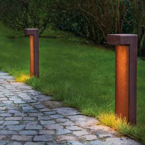 Borne d'éclairage de jardin - SAMPA FL - BEL-LIGHTING / TERZO-LIGHT - contemporaine / en aluminium / en acier