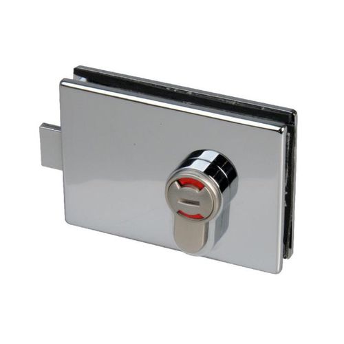 Serrure mécanique - BASILEA : 17.26613.01 / 17.26614.01 - Fonsegrive - pour porte en verre / 1 point