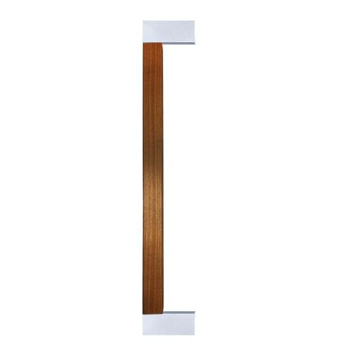 Poignée de tirage pour porte en verre - 57.50211. - Fonsegrive - en laiton chromé / en noyer américain / en frêne