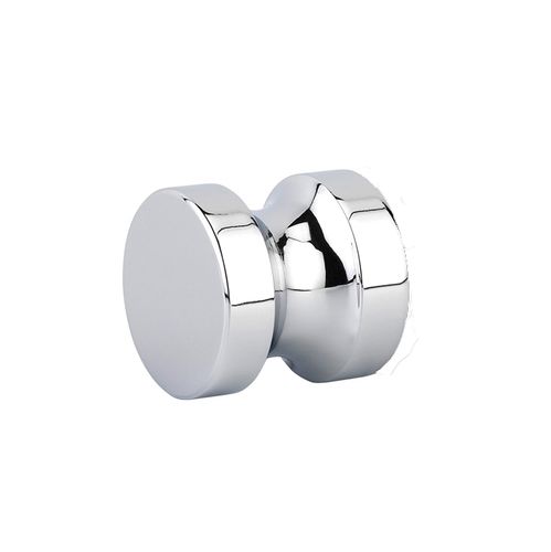 Bouton de porte contemporain - DIABOLO : 59.56301.01 - Fonsegrive - en laiton chromé