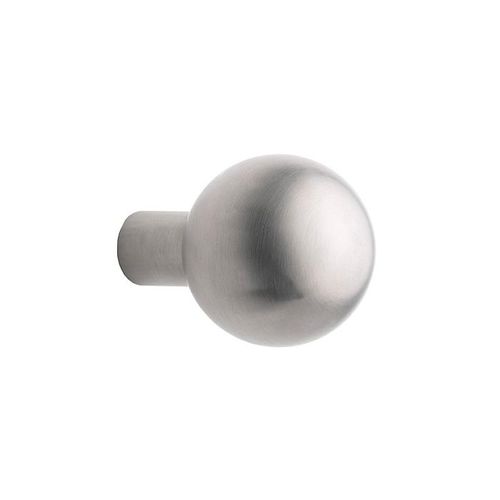 Bouton de porte contemporain - ROUND : 59.52401.03 / 59.52401.16 - Fonsegrive - en acier inoxydable brossé / en laiton plaqué or