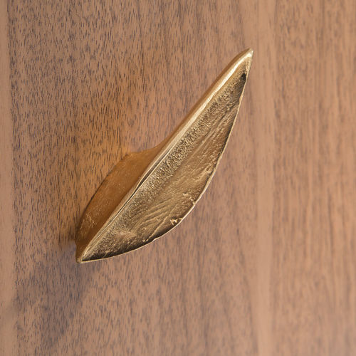 Bouton de meuble contemporain - LEAF - Objet Insolite - classique / en bronze