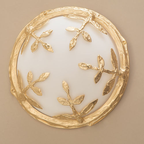 Applique murale classique - VEGA - Objet Insolite - d'extérieur / en bronze / en verre
