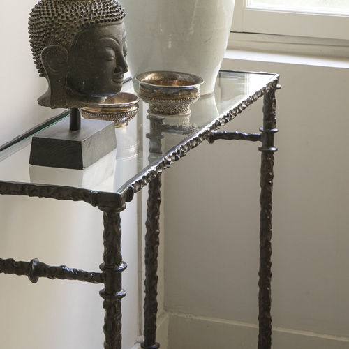 Console contemporaine - ROMA X - Objet Insolite - en bronze / avec piètement en métal / rectangulaire