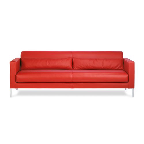 Canapé contemporain - BOSS - Neology - en tissu / en cuir / rouge