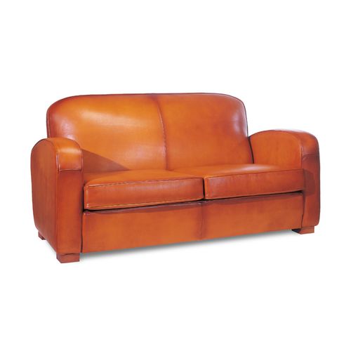 Canapé classique - CHATHAM - Neology - en tissu / en cuir / marron