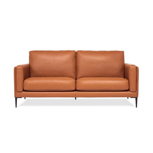 Canapé contemporain - AUTEUIL - Neology - en tissu / en cuir / marron