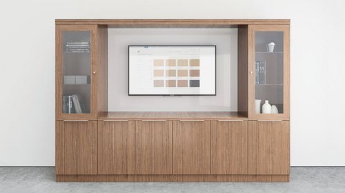 Meuble TV contemporain - MEETING ROOM - ofs - en bois