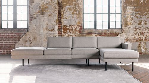 Canapé modulable - ROWEN - ofs - contemporain / en tissu / en cuir